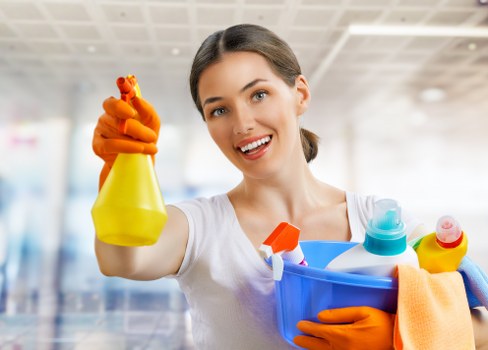 Deep cleaning a sofa to remove dirt and stains