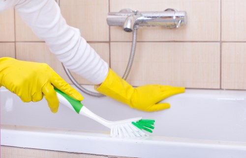 Cleaning desks and shared office surfaces in a workplace