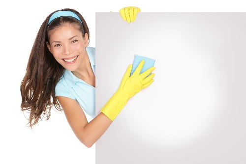 Regular cleaning of high-touch surfaces in a workspace